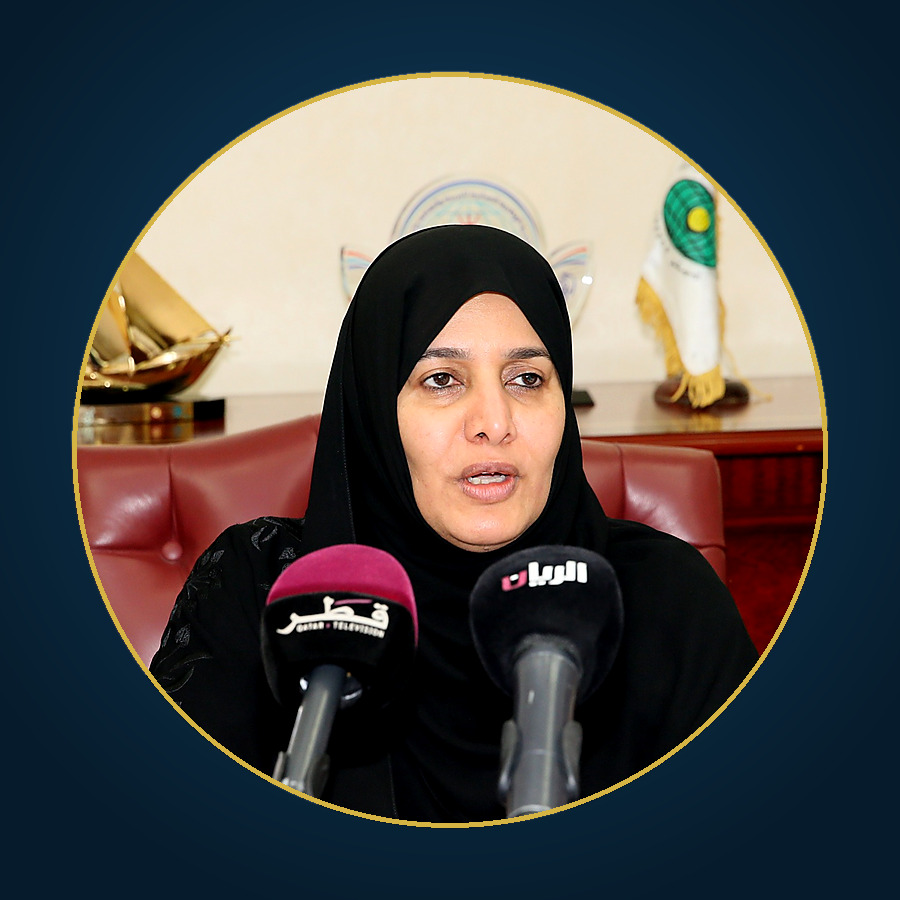 Portrait of Hamda bint Hassan bin Abdulrahman Abu Dhaan Al-Sulaiti